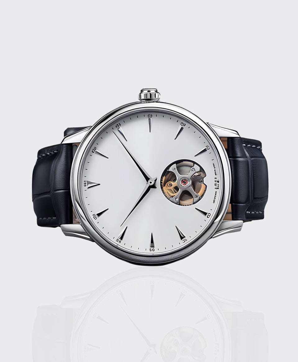 Image of Sophisticated Skeleton Dial Watch