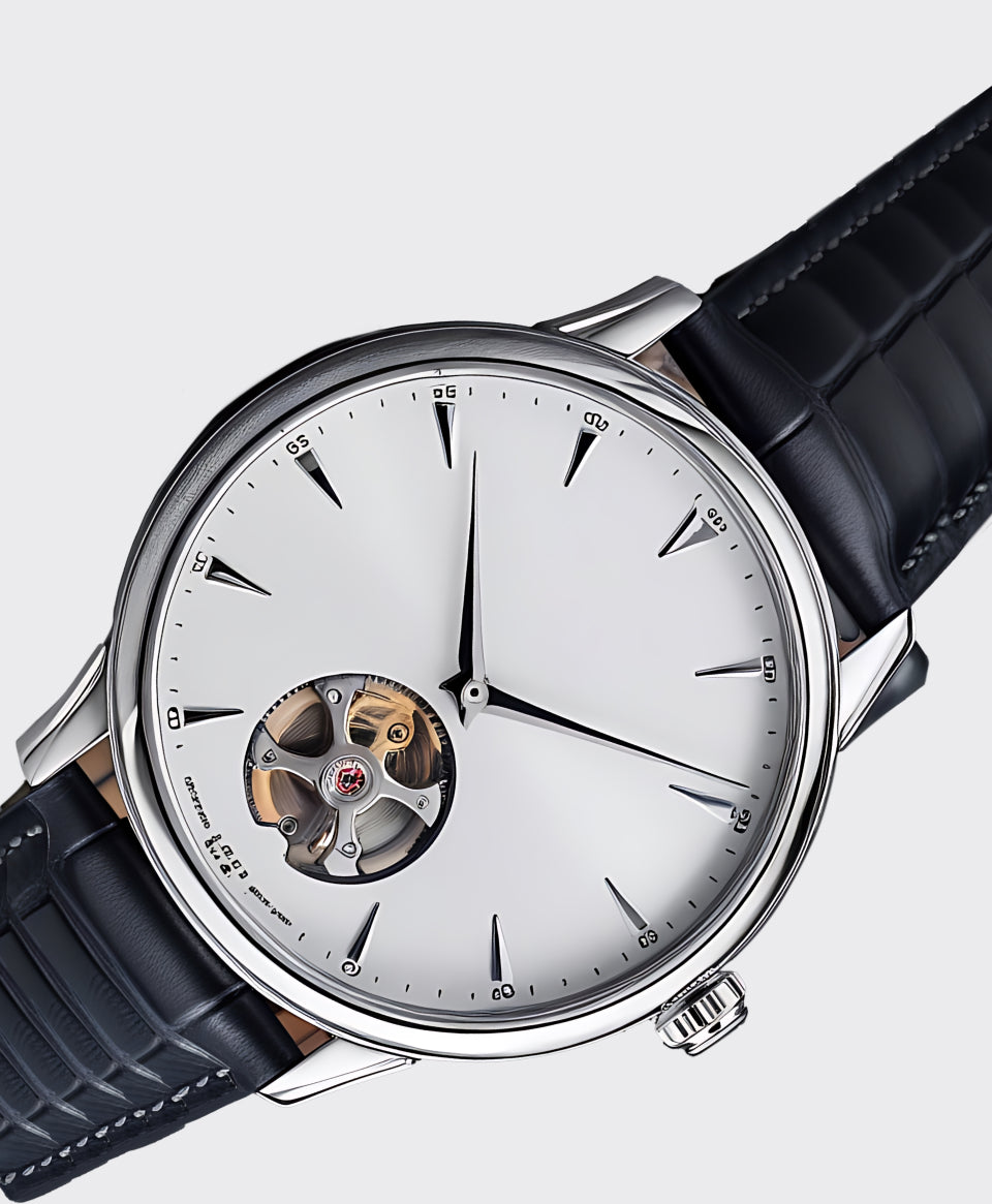 Image of Sophisticated Skeleton Dial Watch
